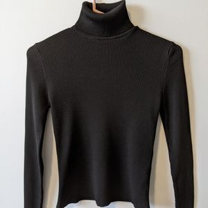 ZARA Black Long Sleeve Turtleneck Small